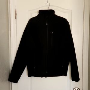 319- Kirkland Signature Soft Shell Black jacket Men's Medium